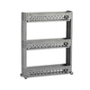 Carrellino Multifunzionale 3 Piani Carrello Salvaspazio Organizer Porta Oggetti 4 Ruote