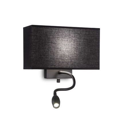 Lampada Da Parete HOTEL AP2 ALL BLACK