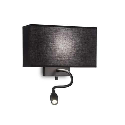 Lampada Da Parete HOTEL AP2 ALL BLACK