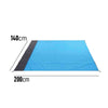 Telo Multiuso Coperta da Spiaggia Anti sabbia Impermeabile Kit da 2pz 140x200 cm Spiaggia, Picnic, Gita, Salvaspazio