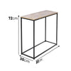 Consolle da Ingresso Versatile Metallo e MDF Tavolo Consolle per Ingresso Soggiorno Sala da Pranzo