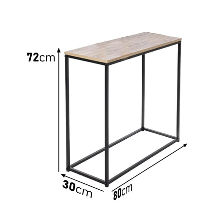 Consolle da Ingresso Versatile Metallo e MDF Tavolo Consolle per Ingresso Soggiorno Sala da Pranzo