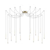 Lampada A Sospensione LUCCIOLA SP16 OTTONE