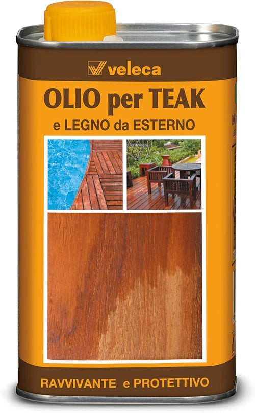 VELECA - OLIO PER TEAK RAVVIVANTE E PROTETTIVO 500 ML