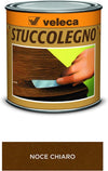 VELECA - STUCCOLEGNO STUCCO IN PASTA PER LEGNO NOCE CHIARO 250 GR