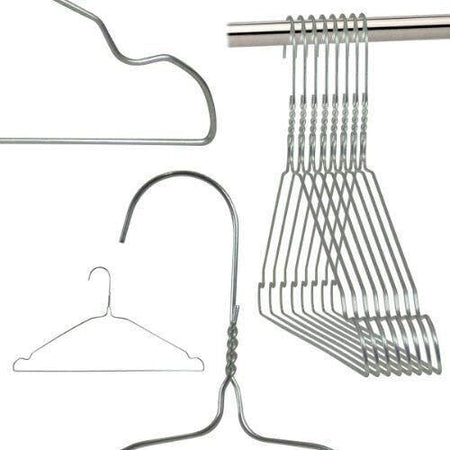 Grucce in Metallo 60pz Appendiabiti Resistente Salvaspazio Giacche Vestiti Pantaloni Camicie