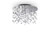 Lampada Da Soffitto NEVE PL12 CROMO