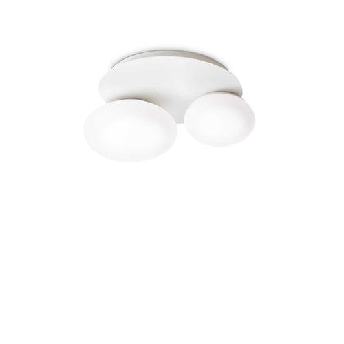 Lampada Da Soffitto NINFEA PL2 BIANCO