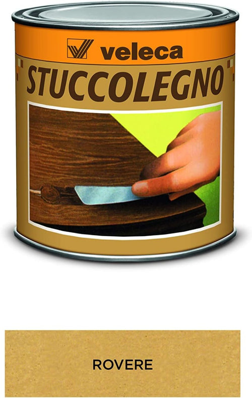 VELECA - STUCCOLEGNO STUCCO IN PASTA PER LEGNO ROVERE 250 GR