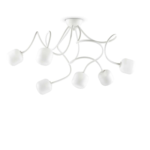 Lampada Da Soffitto OCTOPUS PL6 BIANCO