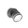 Lampada Da Parete OMEGA AP ROUND ANTRACITE 3000K