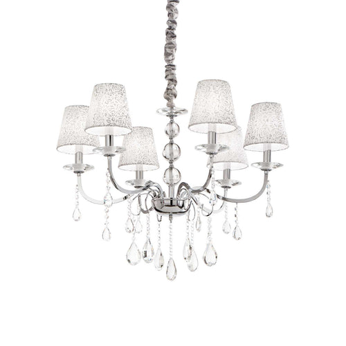 Lampada A Sospensione PANTHEON SP6 CROMO