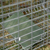 Gabbia Trappola Animali 81x26x34.5 cm Sistema a Molla in Acciaio Resistente