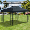 Copertura Ricambio per Gazebo 3x4 MT Idrorepellente Protezione UV Grigio