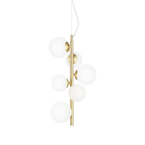Lampada A Sospensione PERLAGE SP6 OTTONE