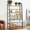 Scaffale Industrial 4 Livelli Mobile Libreria Unità di Mensole 63x34x117 cm