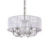 Lampada A Sospensione SWAN SP6 ARGENTO