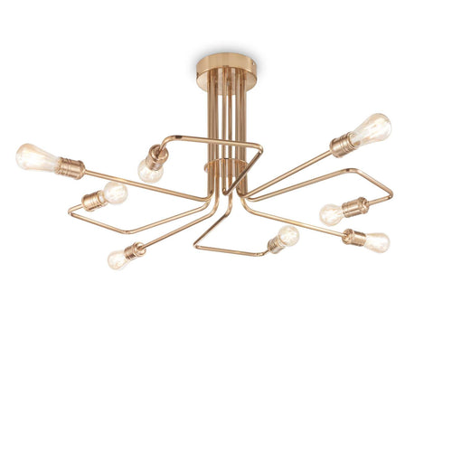 Lampada Da Soffitto TRIUMPH PL8 OTTONE