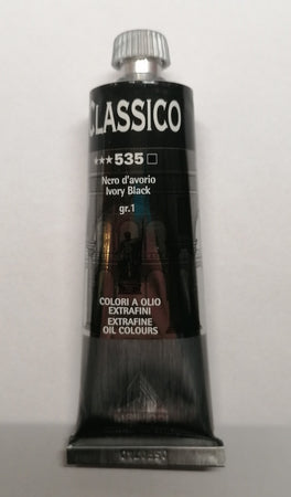 MAIMERI - COLORI A OLIO EXTRAFINI CLASSICO NERO D'AVORIO IN TUBETTO DA 60ml
