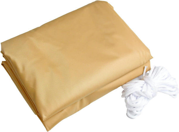 Tenda Ombrellone Antiriflesso Vela Ombreggiante Anti UV Triangolare 3x3x3mt Beige