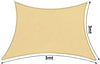 Tenda Ombrellone Antiriflesso, Vela Ombreggiante Anti UV 3 x 3 mt Beige