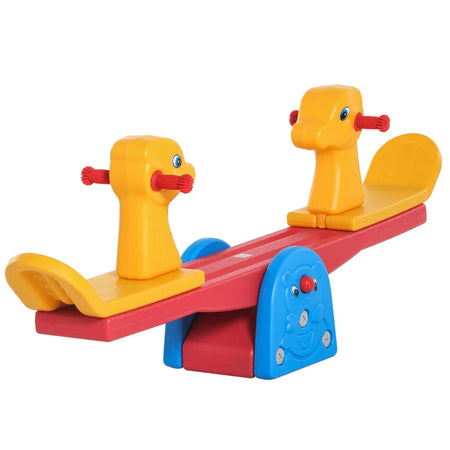 Altalena a Bilico con Maniglie Antiscivolo Bambini Età 1-4 Anni, Plastica HDPE