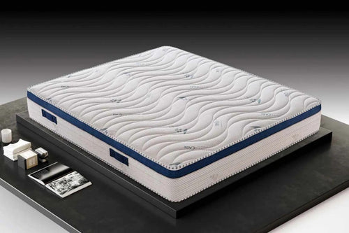 Materasso 800Molle Inzacchettate H25cm 160x190 Sfoderabile SilverCare Memory 5cm