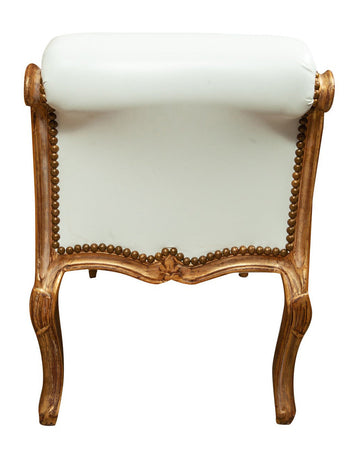 Biscottini Biscottini Panchetta Luigi XVI Faggio Intagliata Oro 130x55x75 Seduta Imbottita