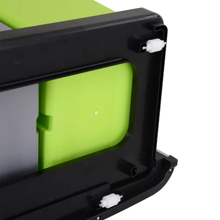 Pattumiera Automatica con Sensore 3 Scomparti e Coperchio Rimovibile, Acciaio e ABS