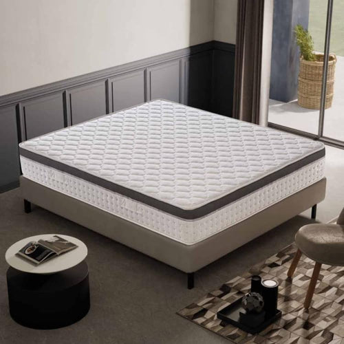 Materasso Stratus Memory Foam H22CM Sfoderabile Anallergico Fascia3D 120x190cm