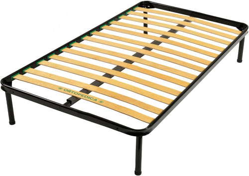 Rete Letto a Doghe Ortopedica 120x190cm 13 Listelli in Legno