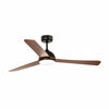 GRID LED Ventilatore da soffito nero con motore DC