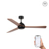 GRID Ventilatore da soffito nero con motore DC SMART