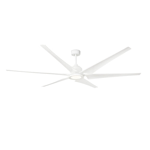 CIES LED Ventilatore da soffito bianco con motore DC
