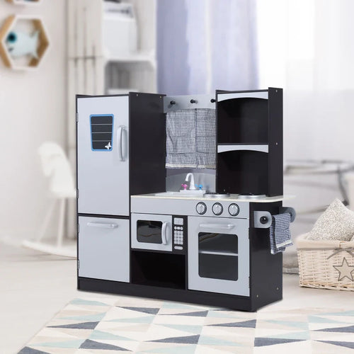 Grande Cucina Giocattolo Deluxe per Bambini Lavandino Rubinetto, 105Lx31.5Px95Acm