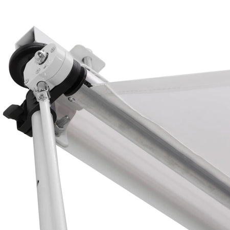 Tenda da Sole a Bracci, con Manovella e Struttura Telescopica, 3x1.5m (Bianco)