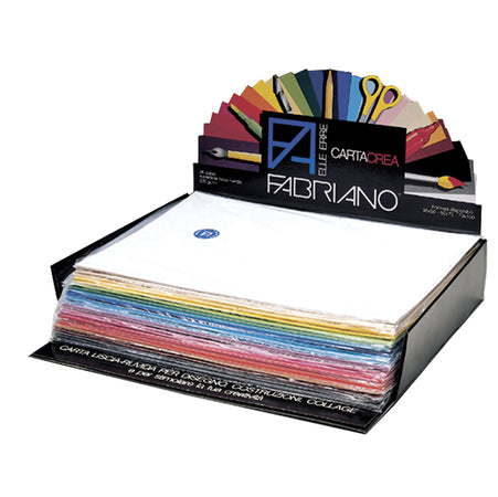 Expo 260 Cartoncino 35X50Cm 220Gr Ass. In 25 Colori Cartacrea Fabriano