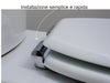 Copri Water Sedile WC Universale MDF Cerniere Metalliche Soft Close Rallentato