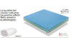 Materasso 3 Strati Sfoderabile Memory Gel, Foam e Poliflex 160x190 cm
