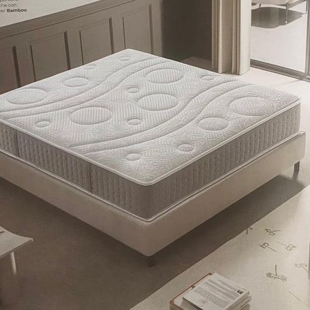 Materasso 3 Strati Sfoderabile Memory Gel, Foam e Poliflex 80x190 cm