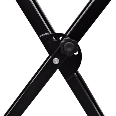 Supporto Tastiera Musicale Postazione a Doppia Sbarra Regolabile Telaio a X