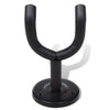 Set 6 Pezzi Appendi Chitarra da Parete in Acciaio e Schiuma EVA Colore Nero