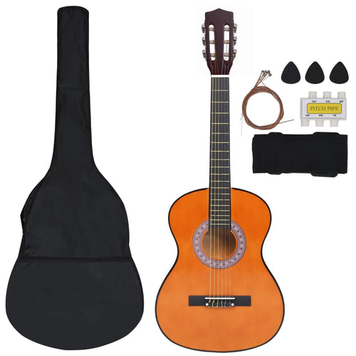Chitarra Classica con 8 Pezzi Accessori Bambini e Principianti 3/4 36 in Legno