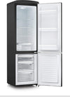 Frigorifero Retrò doppia porta combinato Severin Nero RKG 8918