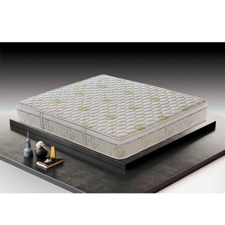 Materasso Aloe Vera Memory Foam e Poliflex Sfoderabile Antibatterico H25 160X190CM