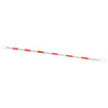 Barre Retrattili per Coni Stradali Strisce Rosse Riflettenti 2 pz ABS 116-197cm