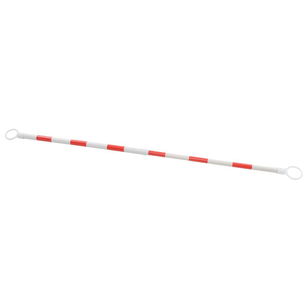 Barre Retrattili per Coni Stradali Strisce Rosse Riflettenti 2 pz ABS 116-197cm