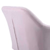 Sedia Dondolo Poltrona Relax Tessuto Trapuntato Stile Moderno 75x58x80cm, Rosa