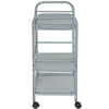 Carrello Multiuso in Metallo Verniciato Grigio Bagno Cucina Parrucchiere Estetista