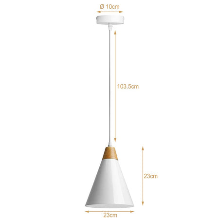 Lampadari Kit 3pz Sospensione Moderna Lampade per Snack Cucina Bianco